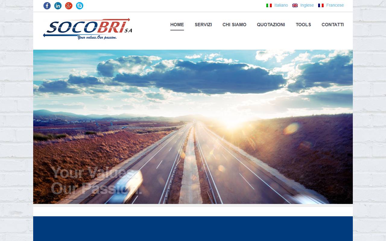 Anteprima del sito: SOCOBRI SA