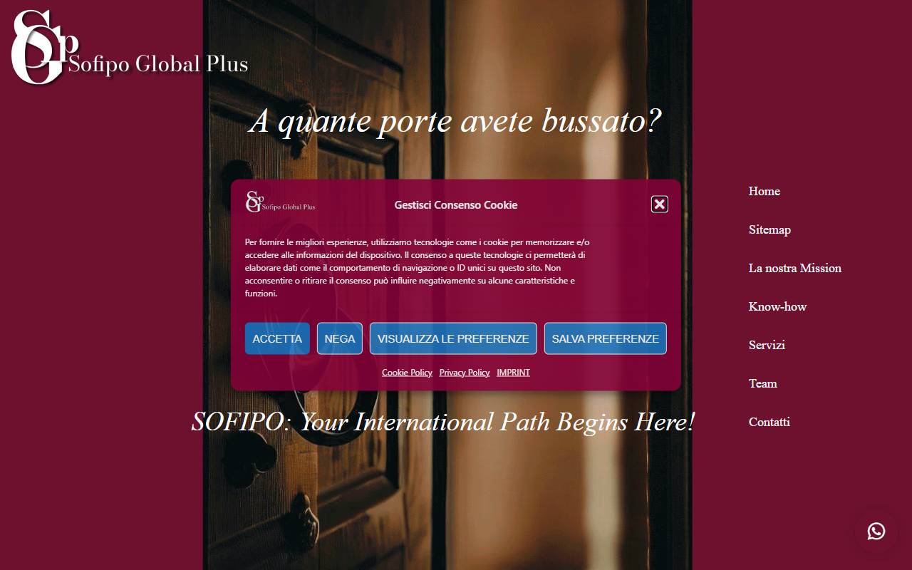 Anteprima del sito: Sofipo Global Plus SA