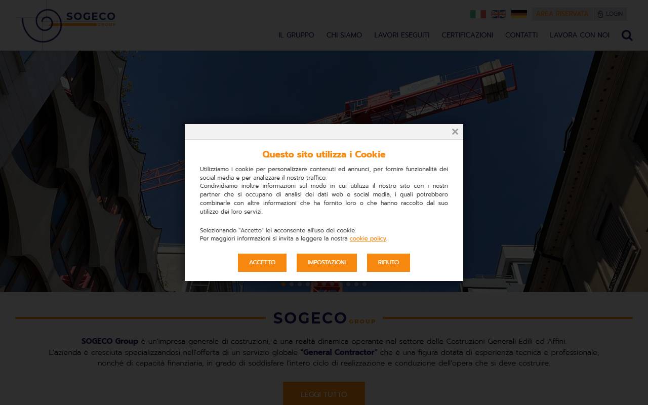 Anteprima del sito: SOGECO GROUP SA
