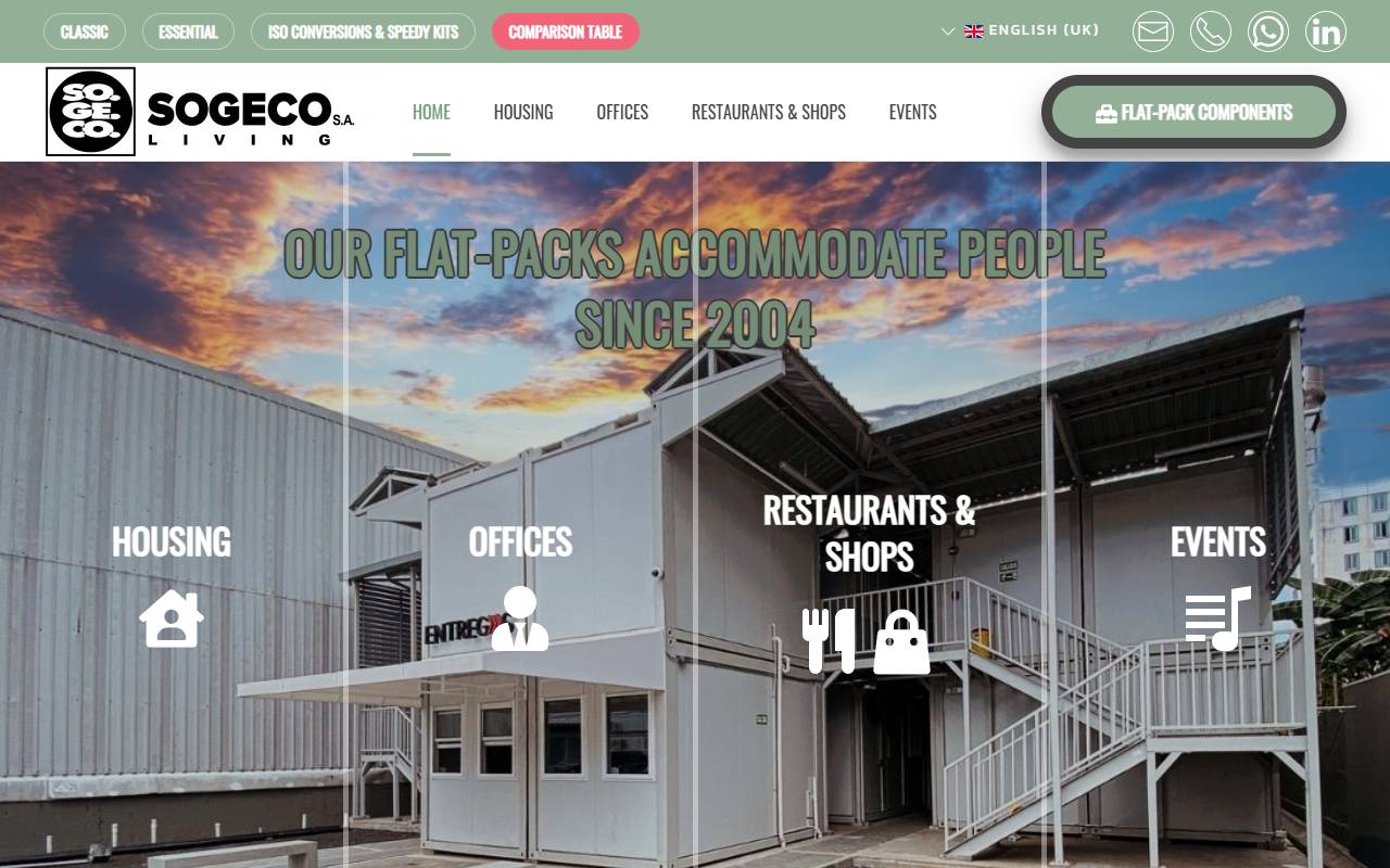 Anteprima del sito: Sogeco Living SA