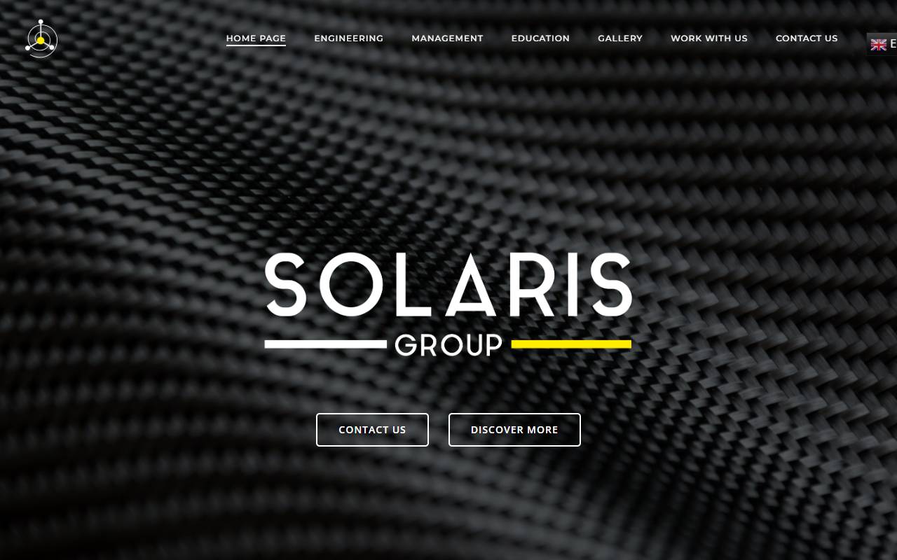 Anteprima del sito: Solaris - Group Sagl