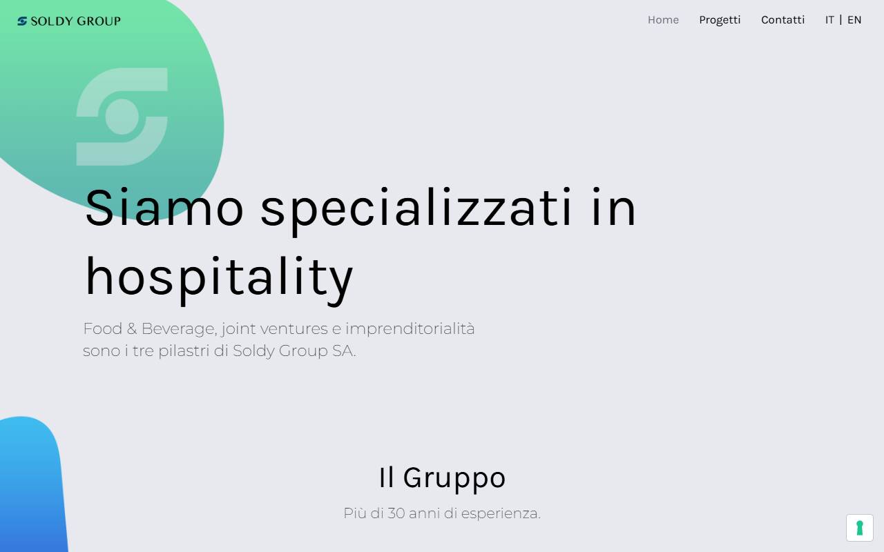 Anteprima del sito: SOLDY GROUP SA