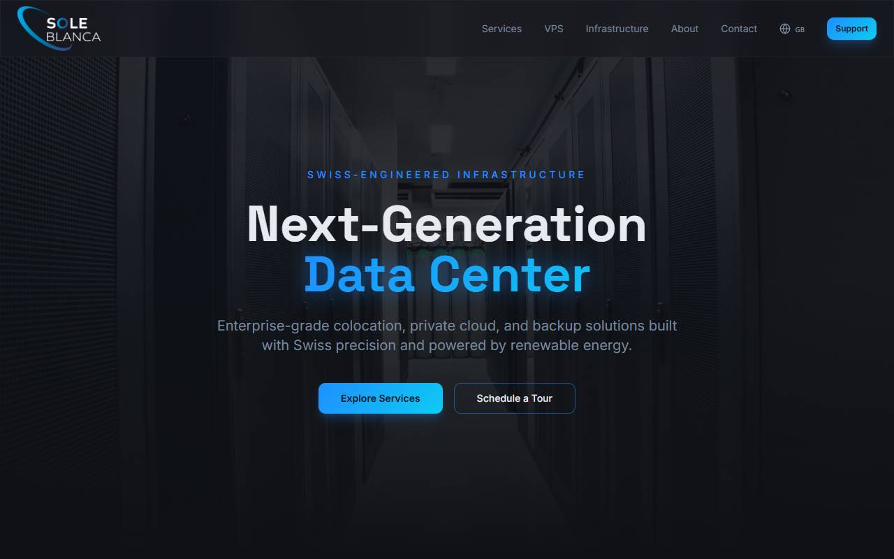 Anteprima del sito: Soleblanca SA