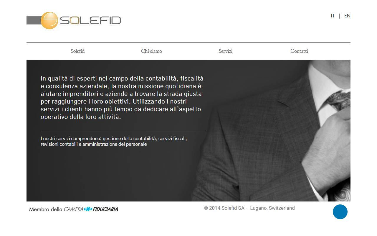 Anteprima del sito: Solefid SA