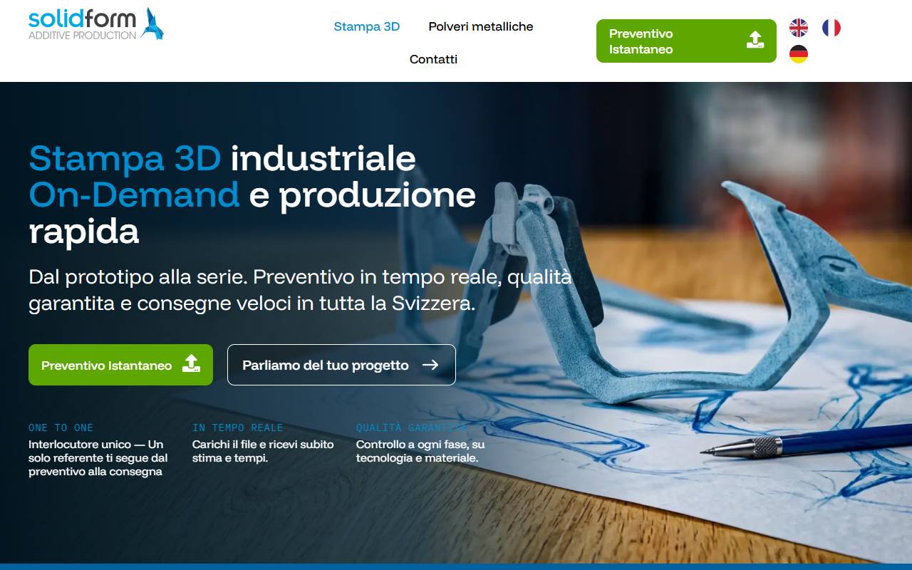 Anteprima del sito: Solidform Sagl