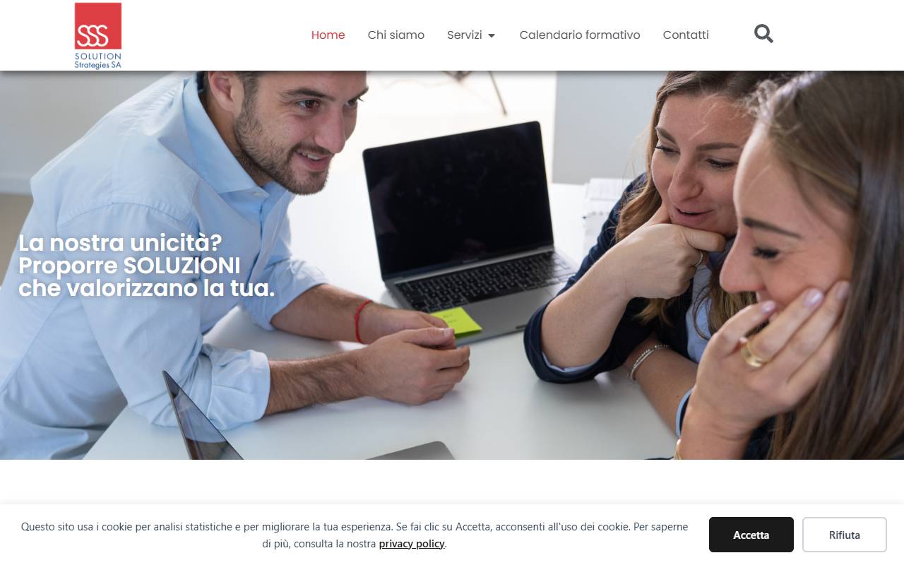 Anteprima del sito: Solution Strategies SA
