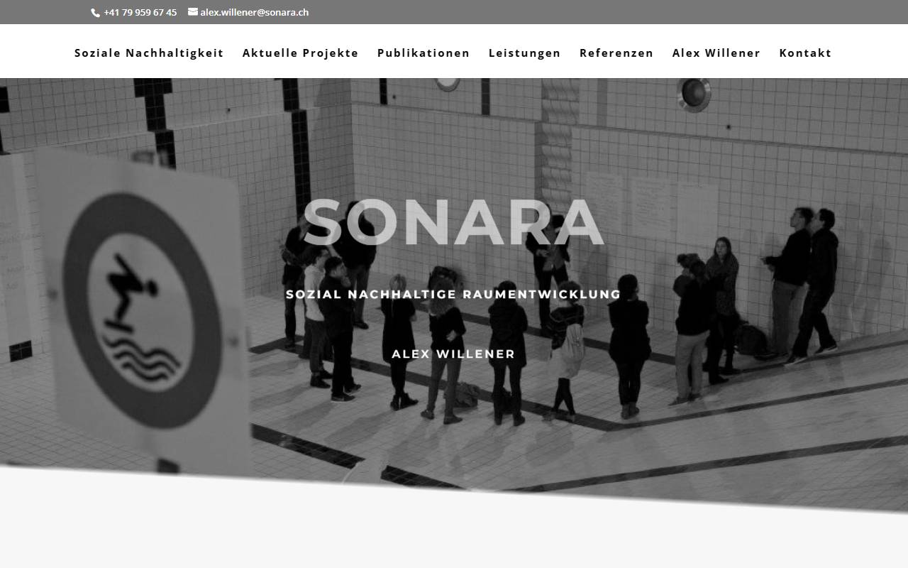 Anteprima del sito: SONARA SA