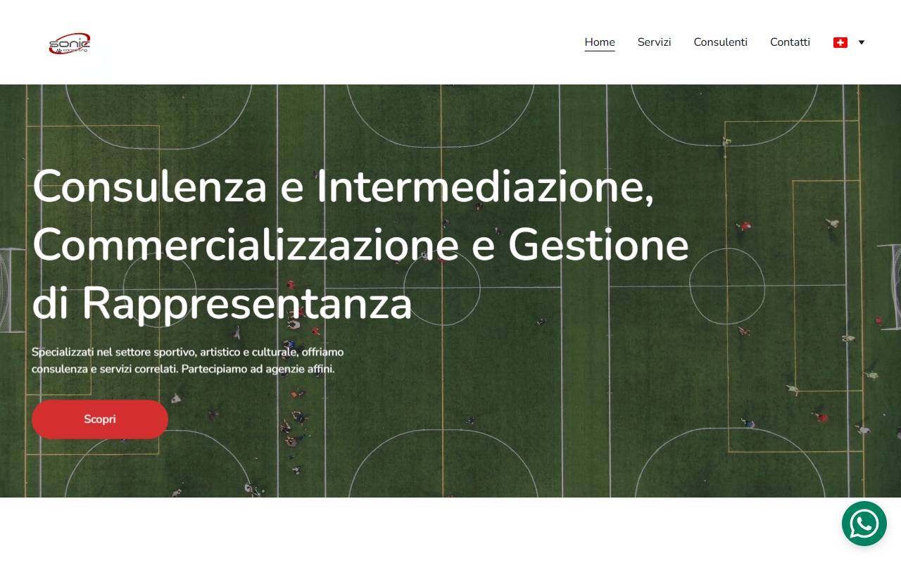 Anteprima del sito: Sonic Consulting Sagl