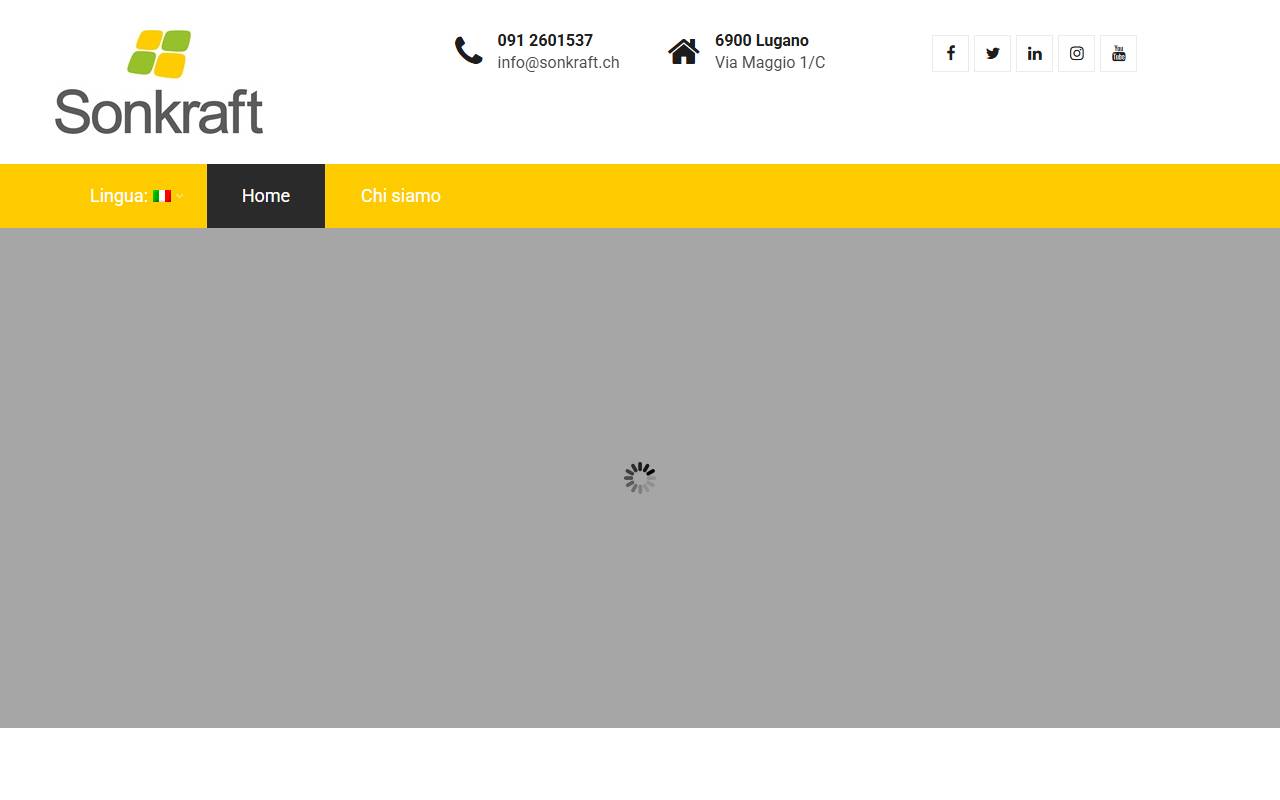 Anteprima del sito: SONKRAFT SA