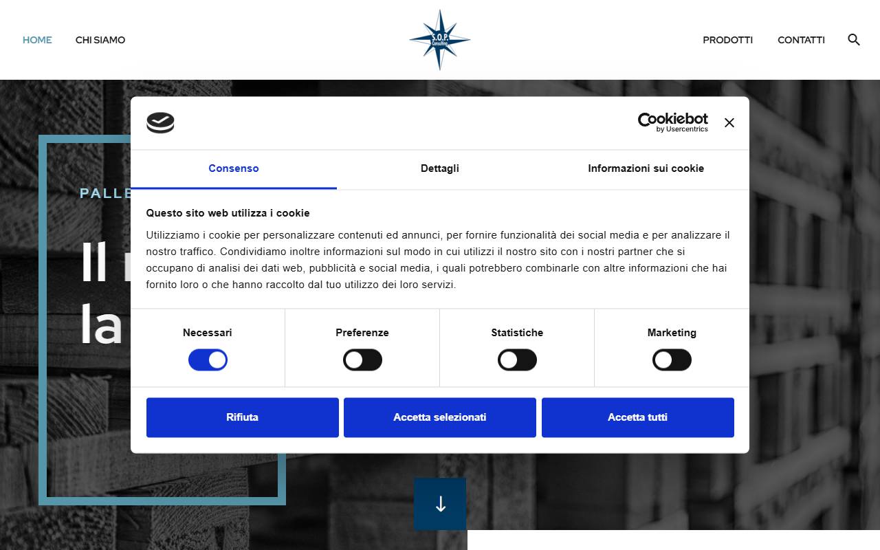 Anteprima del sito: S.O.P. Consulting & Transports SA