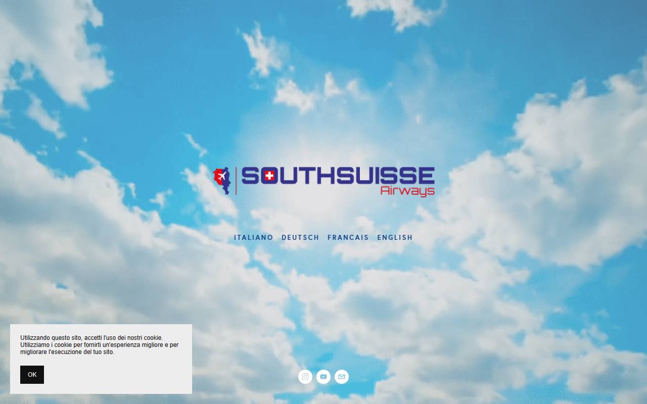 Anteprima del sito: SouthSuisse Airways Sagl