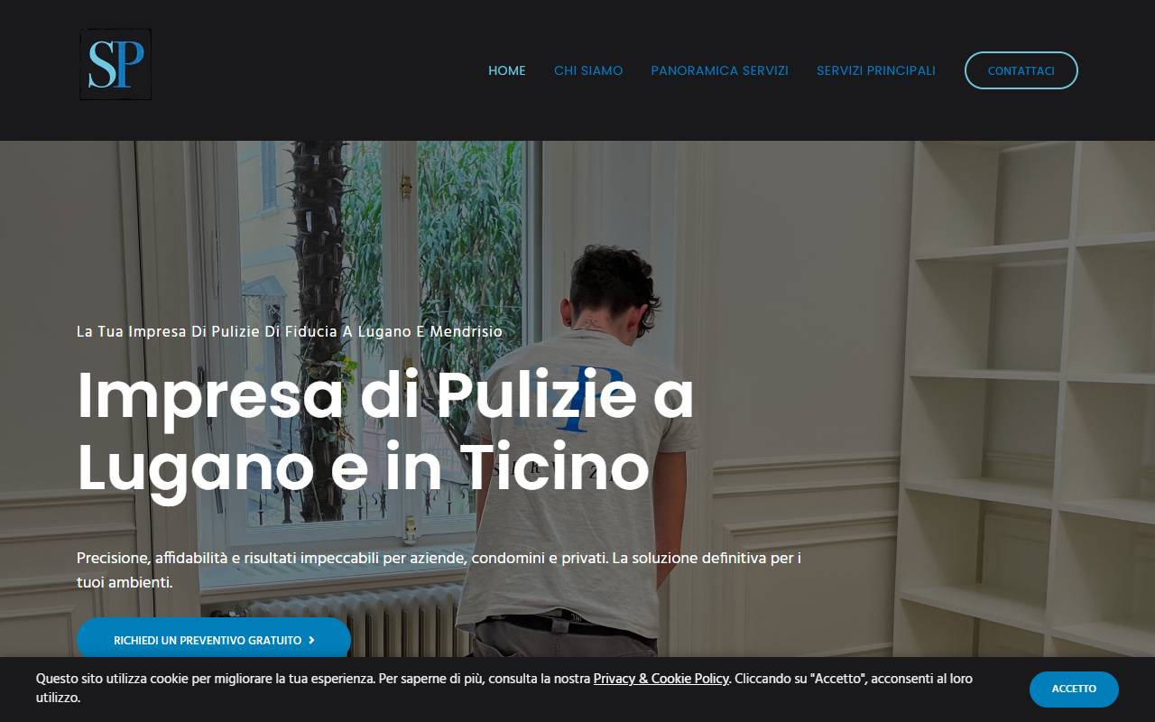 Anteprima del sito: SP Servizi Sagl