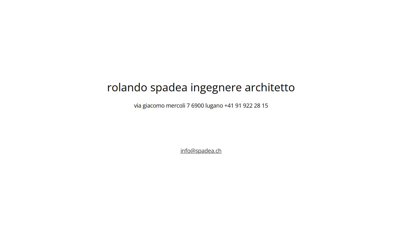 Anteprima del sito: SPADEA SA