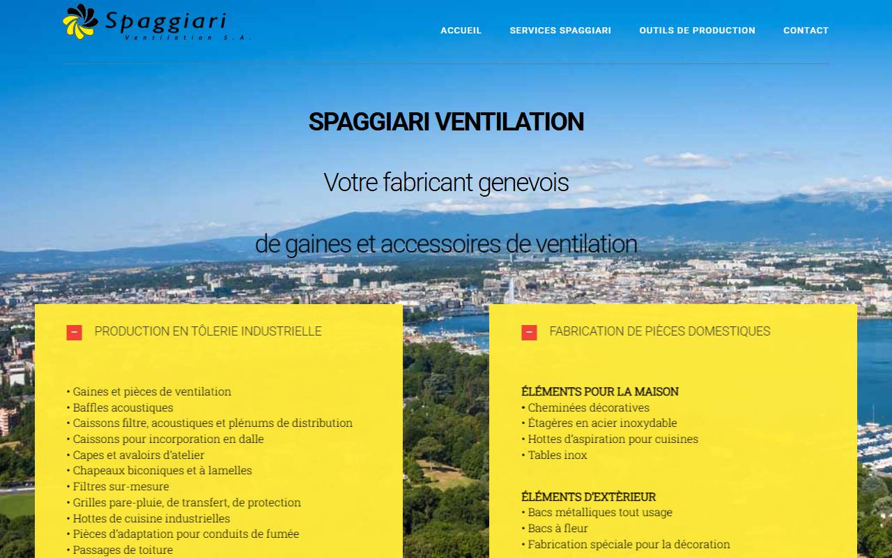 Anteprima del sito: G. Spaggiari SA