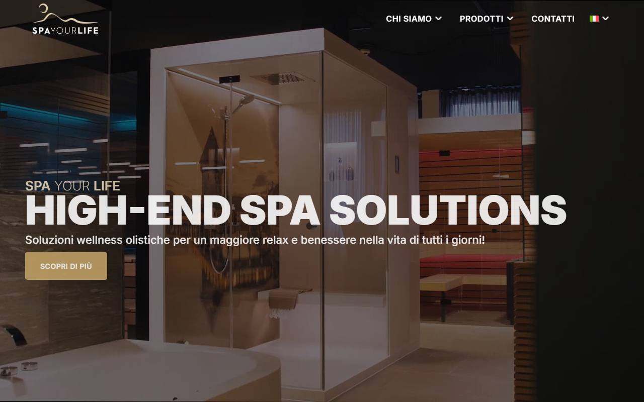 Anteprima del sito: SpaYourLife SA