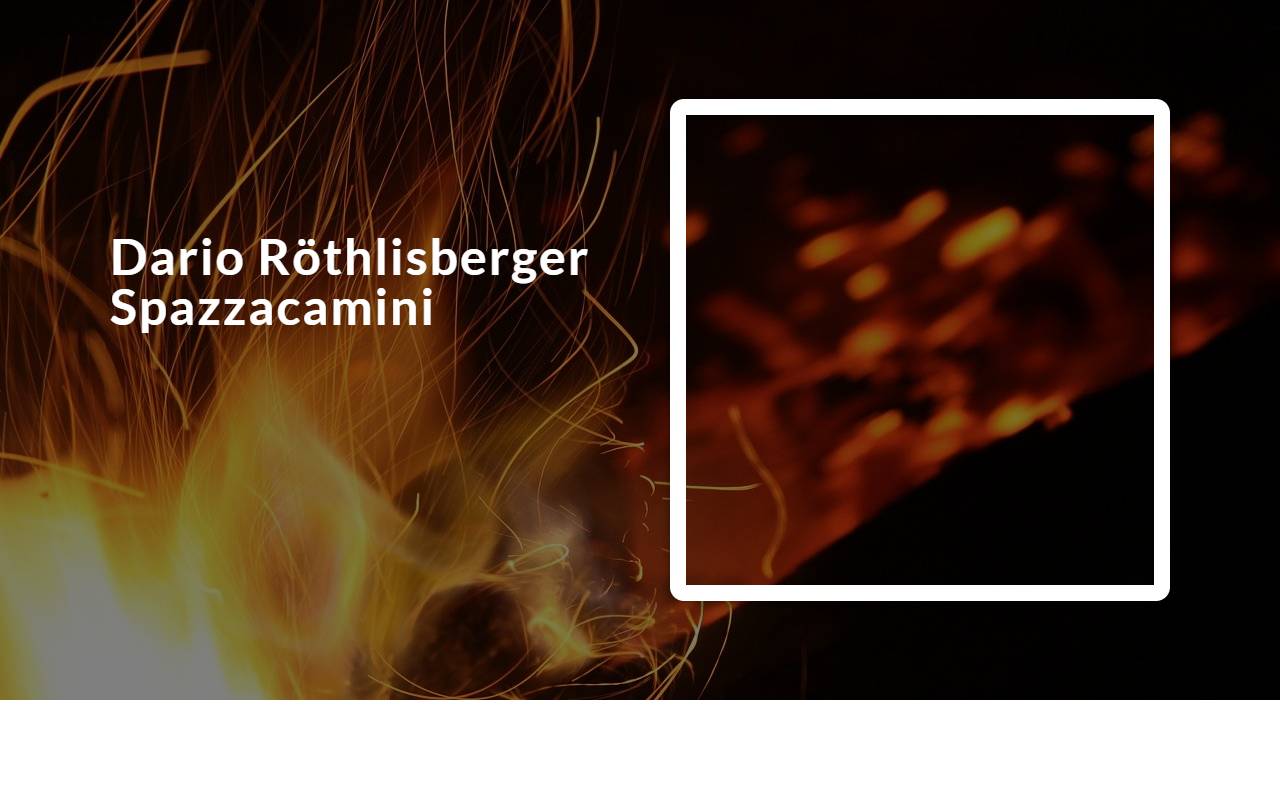 Anteprima del sito: Spazzacamino Röthlisberger Termoimpianti Sagl