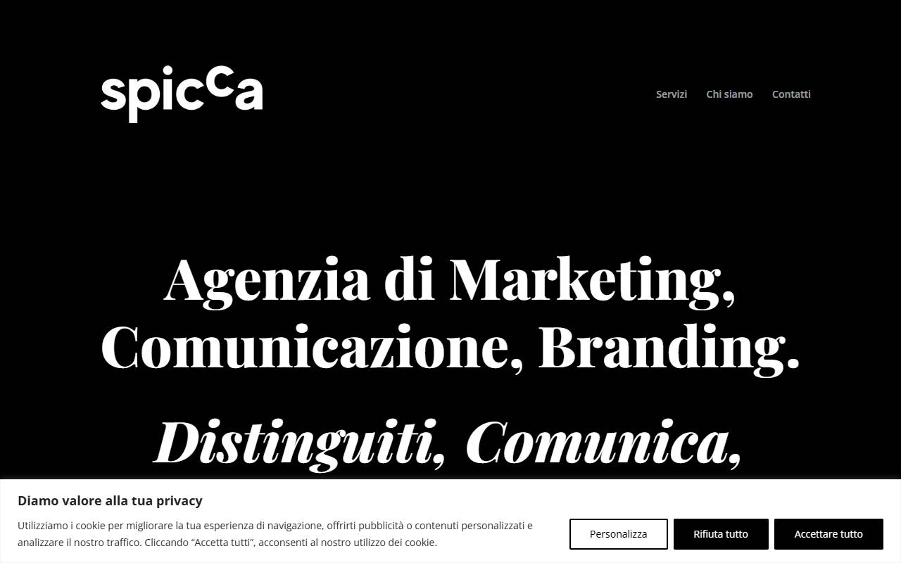 Anteprima del sito: Spicca Sagl