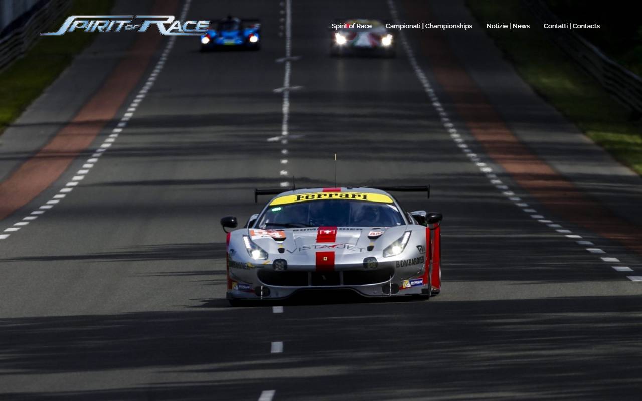 Anteprima del sito: Spirit of Race SA