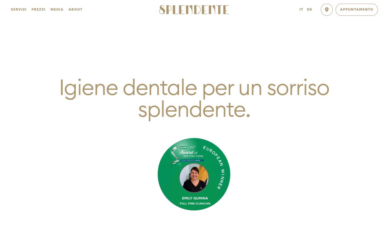 Anteprima del sito: Splendente Sagl