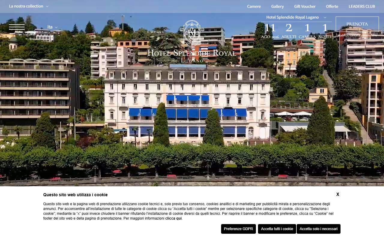 Anteprima del sito: Hotel Splendide Royal SA