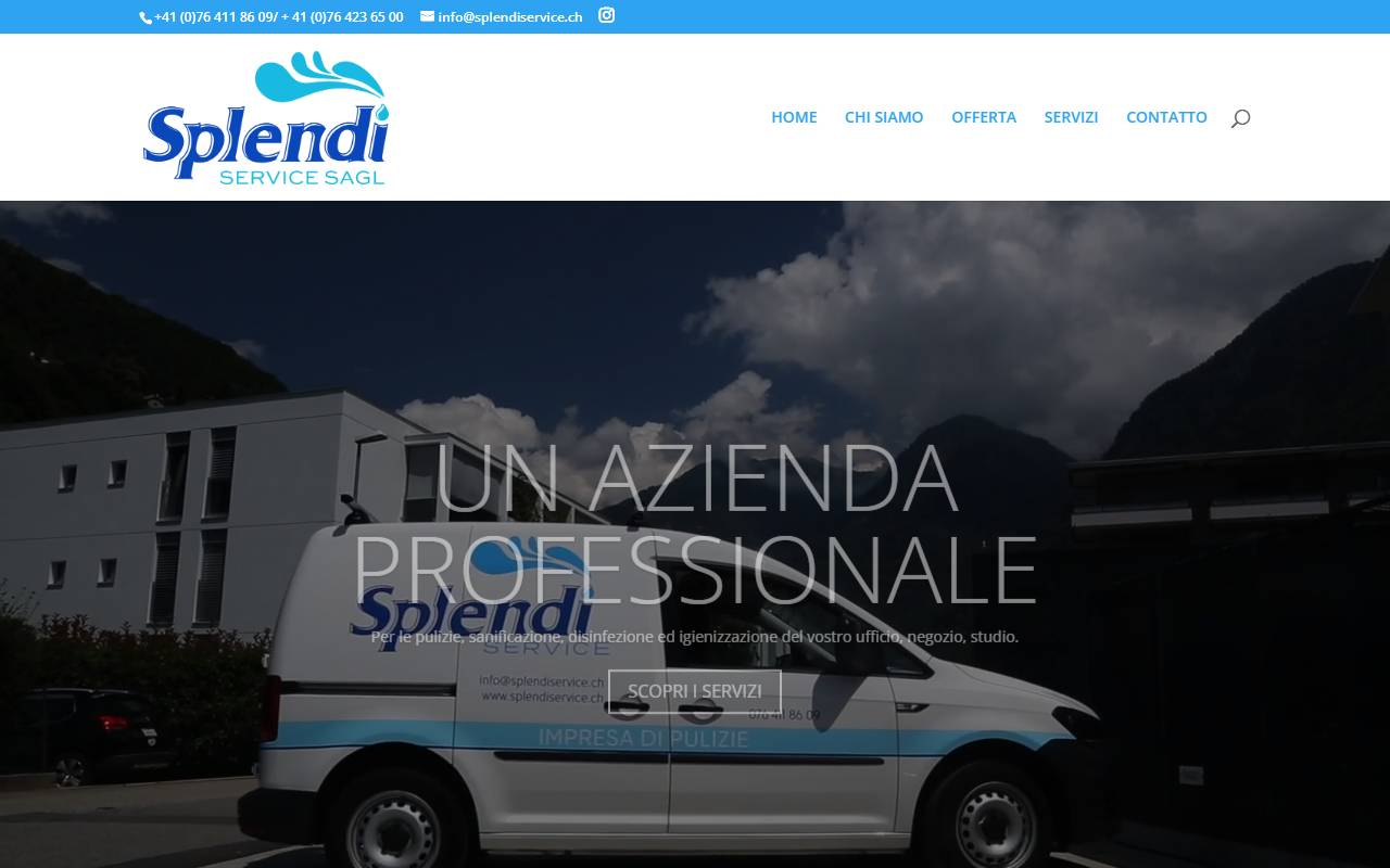 Anteprima del sito: Splendi Service Sagl