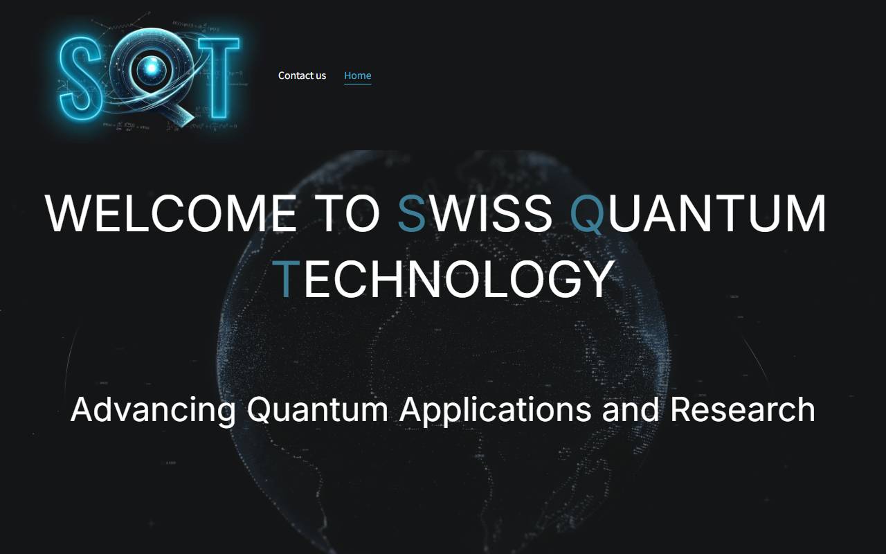 Anteprima del sito: SQT Swiss Quantum Technology SA