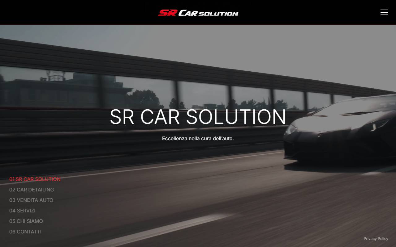 Anteprima del sito: SR Car Solution Sagl