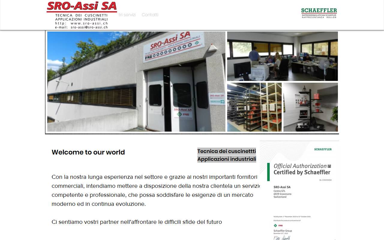 Anteprima del sito: SRO - Assi SA