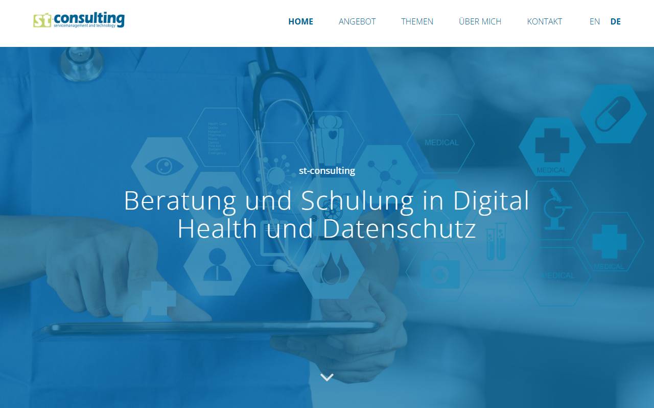 Anteprima del sito: ST Consulting Sagl