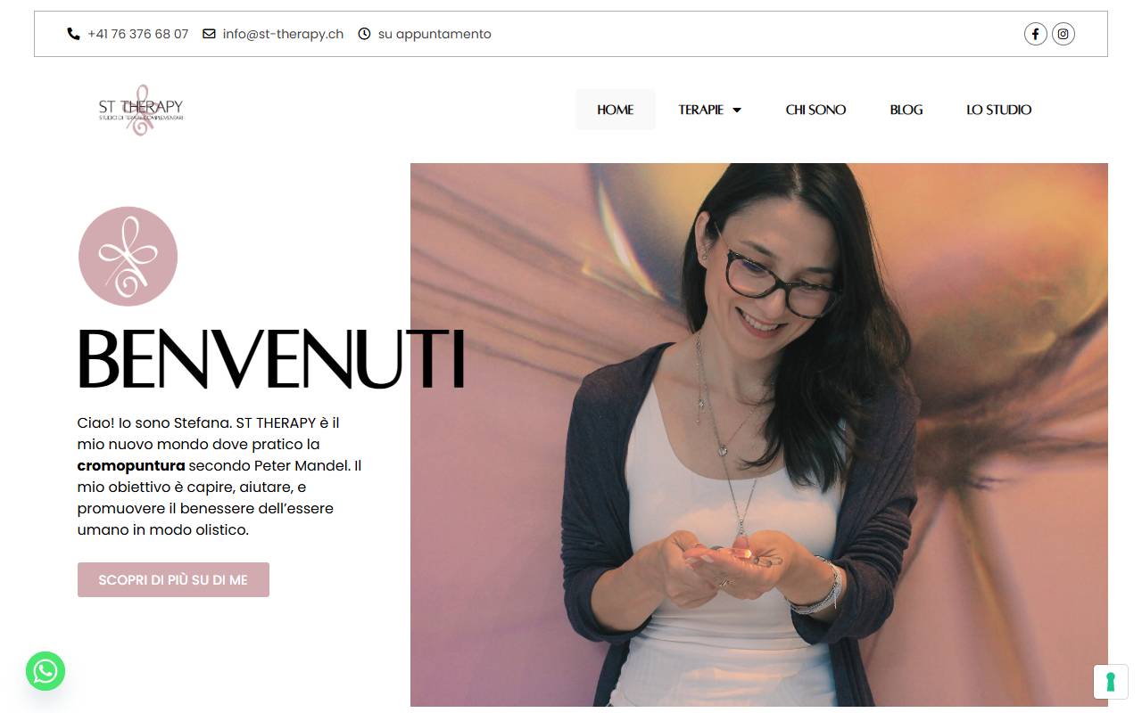 Anteprima del sito: ST THERAPY Sagl