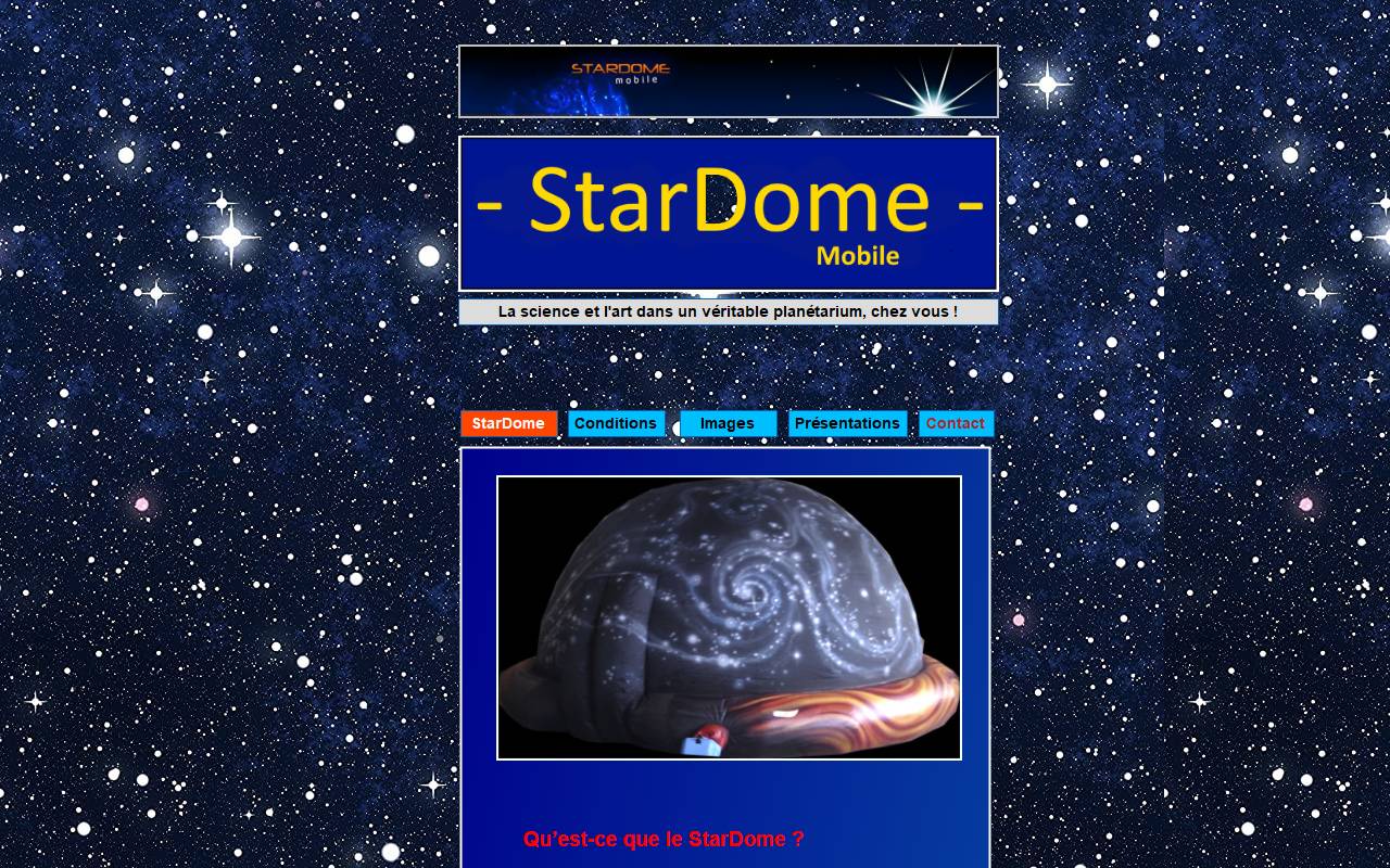 Anteprima del sito: Stardome Sagl