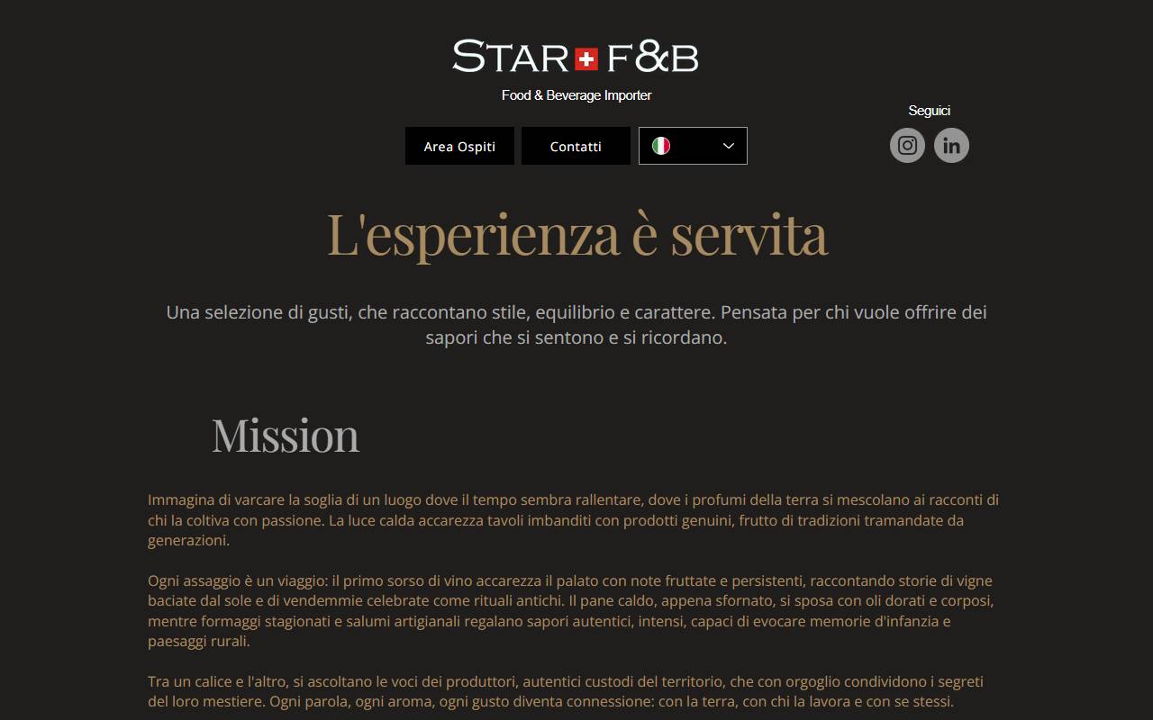 Anteprima del sito: STARFEB di Giorgio Padovan
