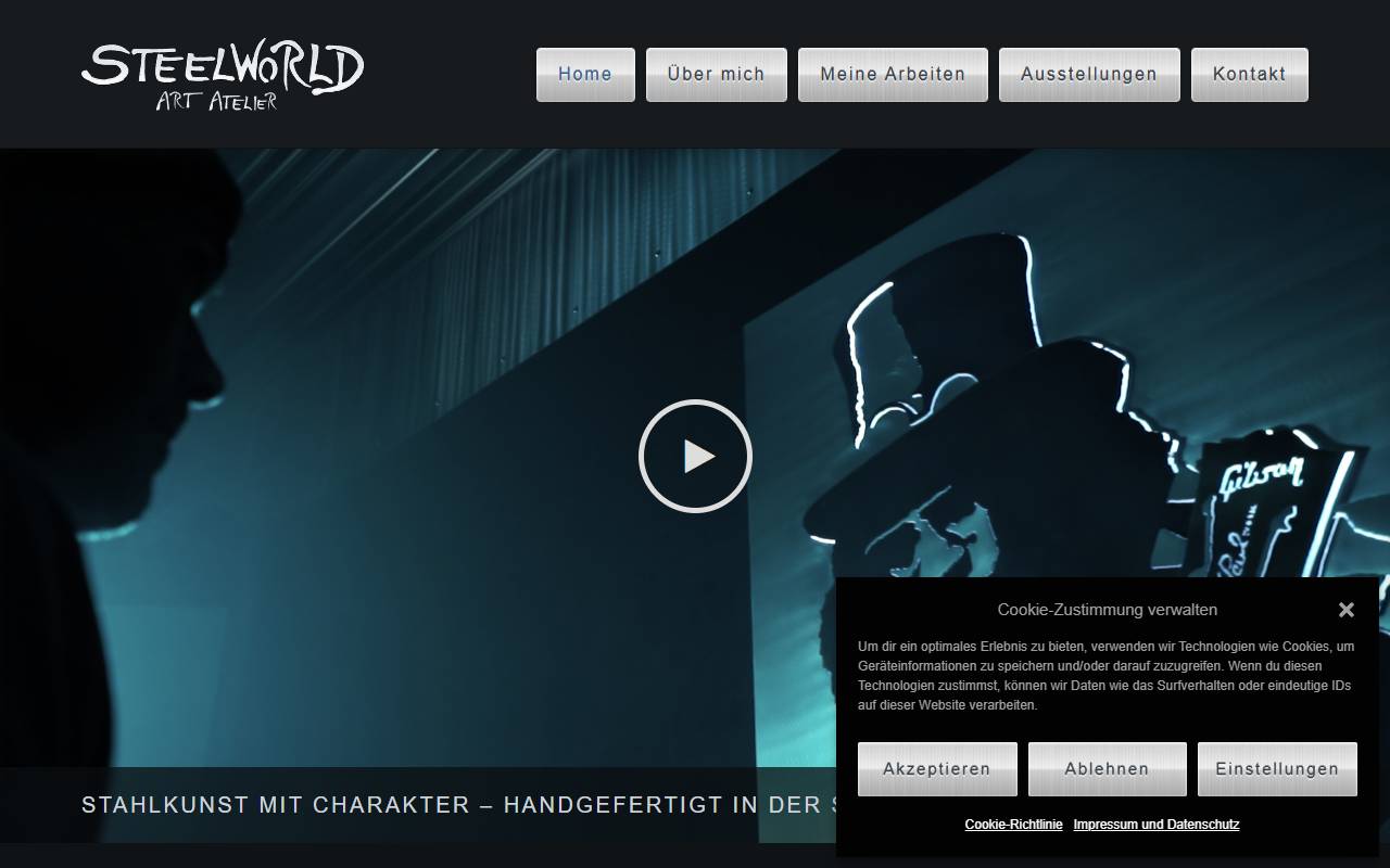 Anteprima del sito: STEEL WORLD Sagl