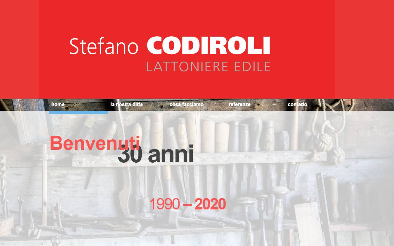 Anteprima del sito: Codiroli Stefano
