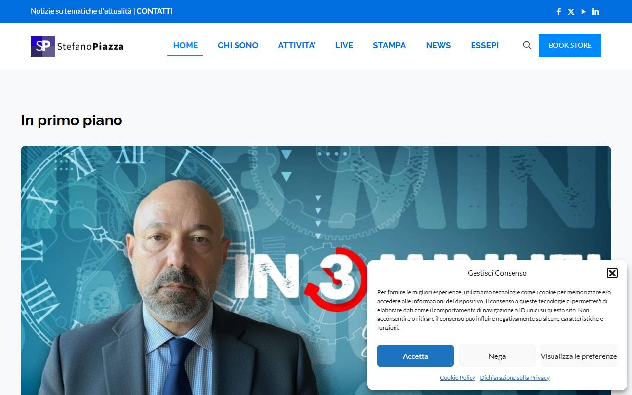 Anteprima del sito: SP Communications di Stefano Piazza