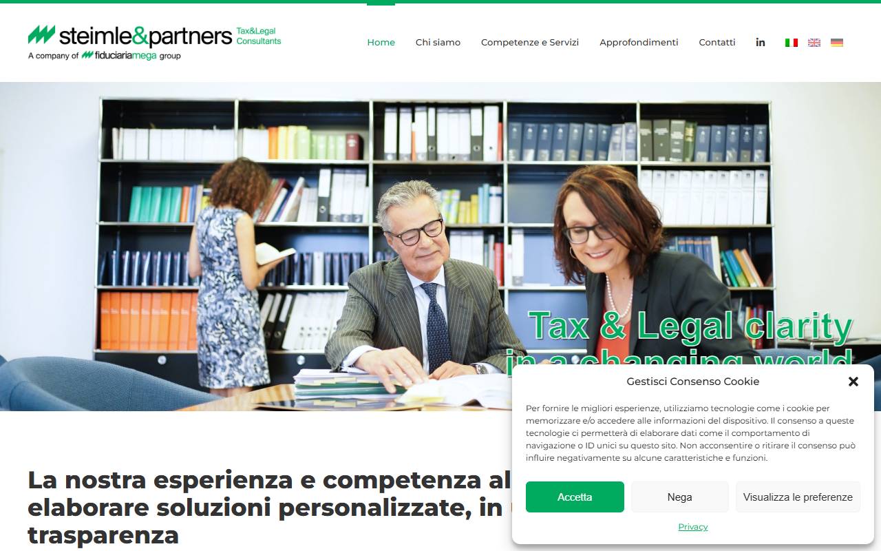 Anteprima del sito: Steimle & Partners Consulting SA