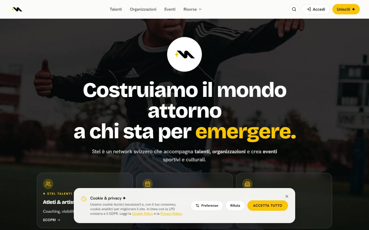 Anteprima del sito: STEL Management Sagl
