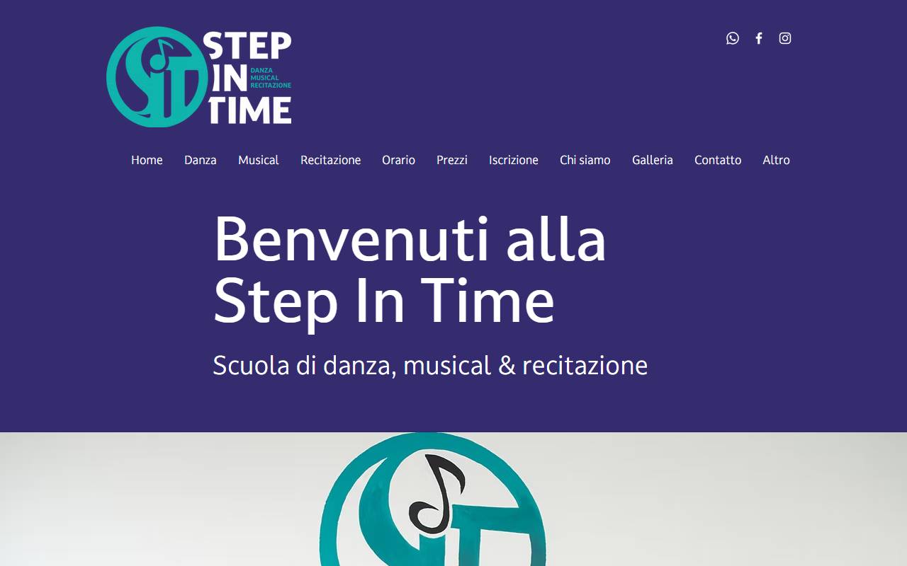 Anteprima del sito: Step In Time SNC