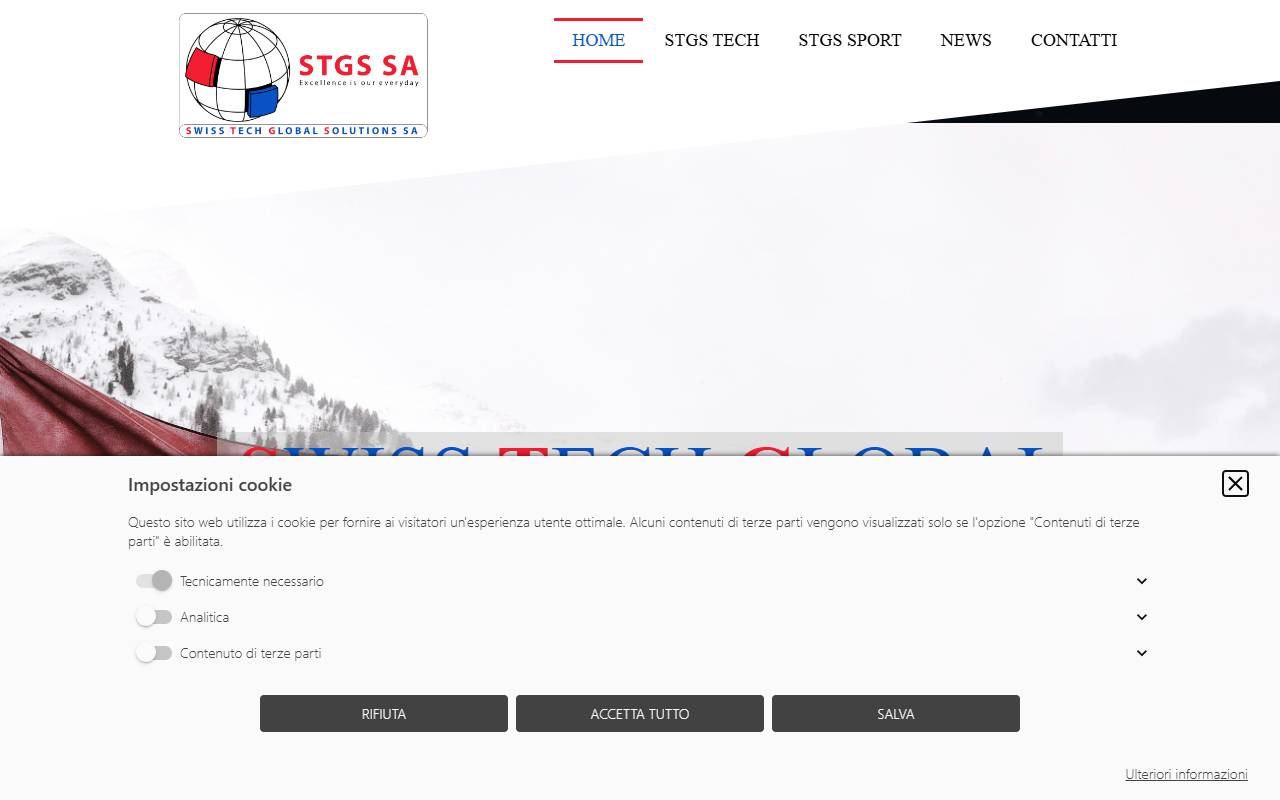 Anteprima del sito: STGS - SWISS TECH GLOBAL SOLUTIONS SA