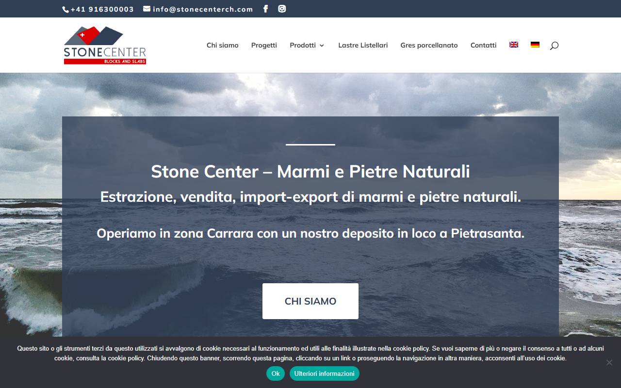 Anteprima del sito: Stone Center Sagl