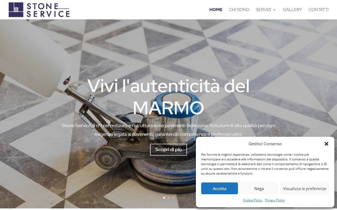 Anteprima del sito: STONE SERVICE DI TREU IVANO