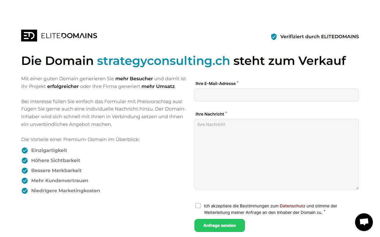 Anteprima del sito: Strategy Consulting SA