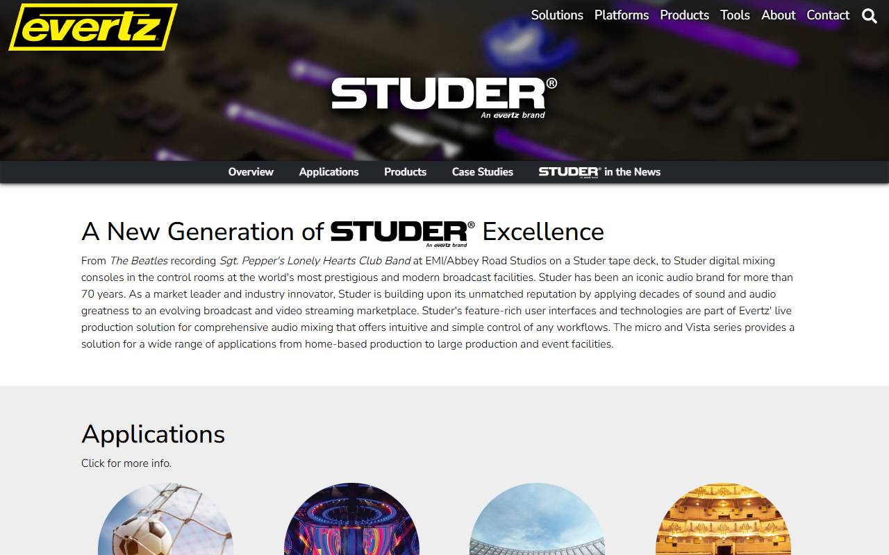 Anteprima del sito: Studer Rudolf