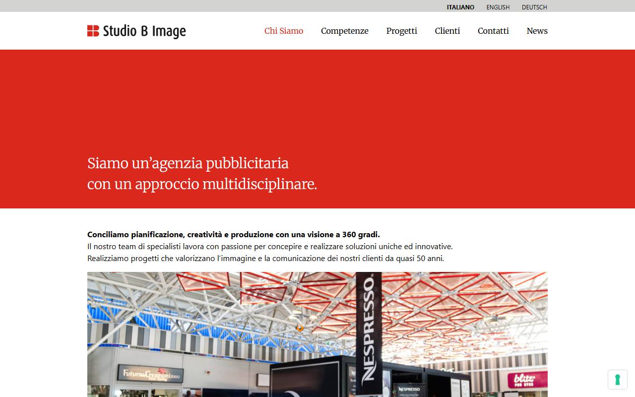 Anteprima del sito: Studio B Image SA