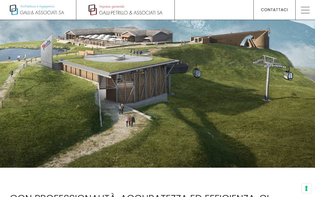 Anteprima del sito: Galli & Associati SA