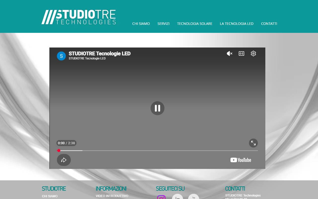Anteprima del sito: StudioTRE technologies di Bruce Schneider