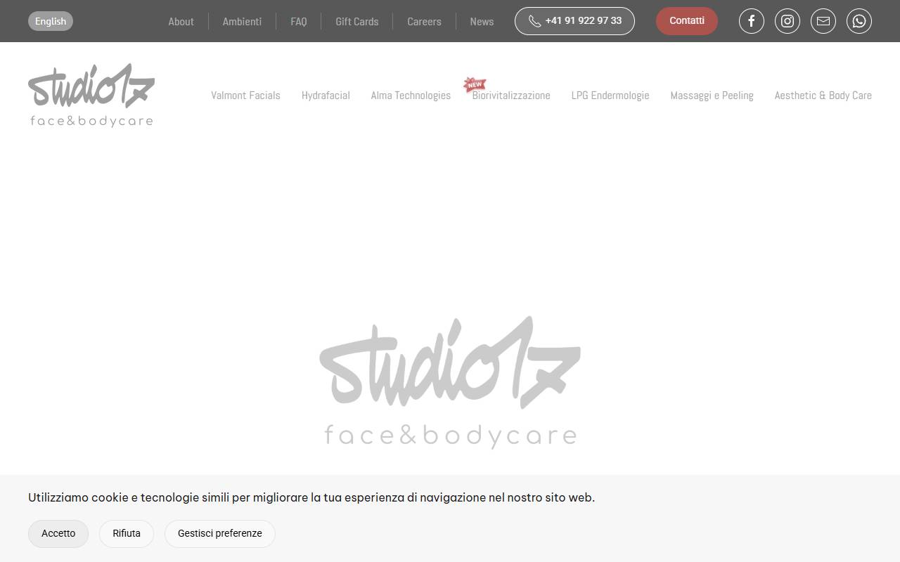 Anteprima del sito: Studio 17 SA