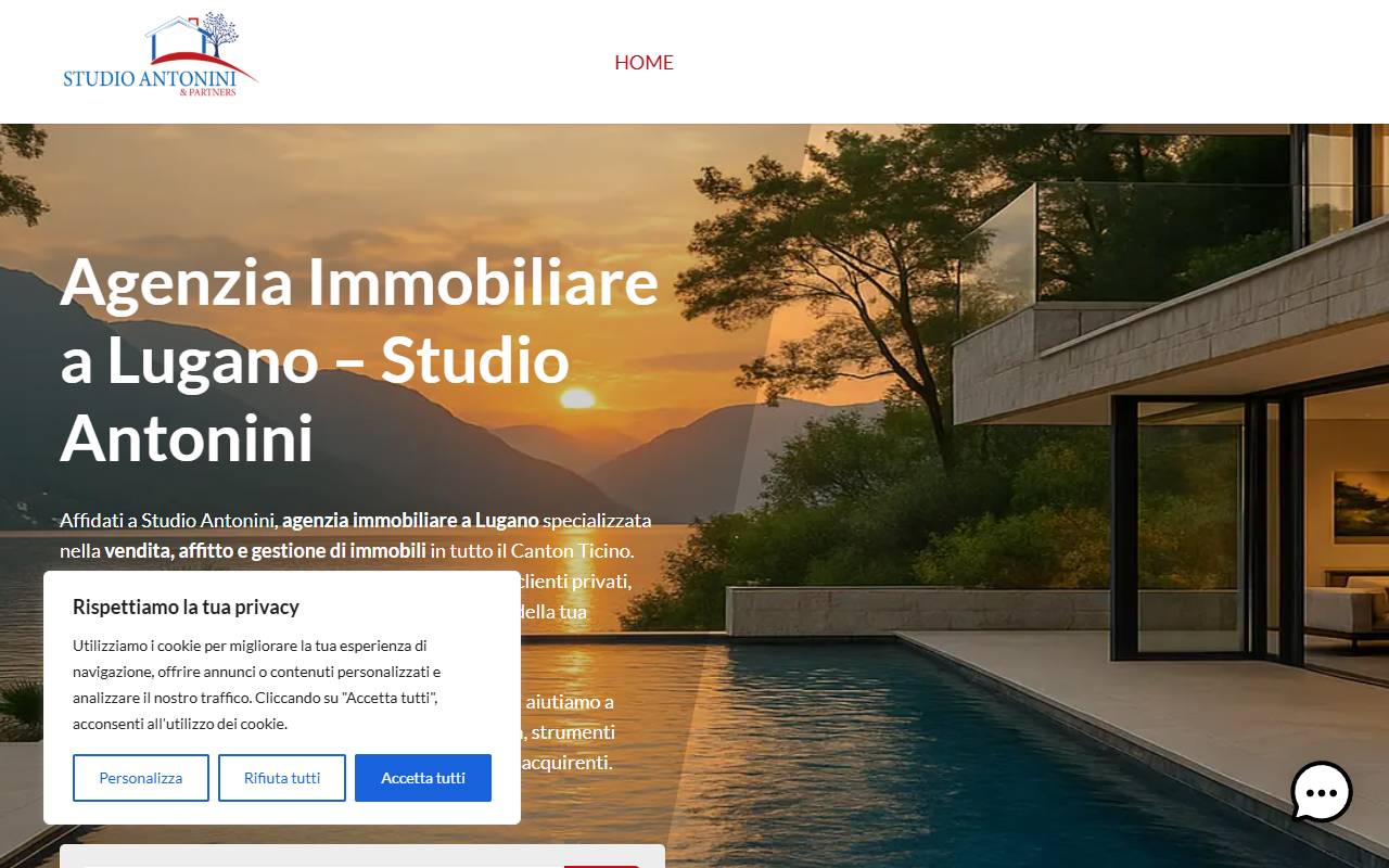 Anteprima del sito: Studio Antonini