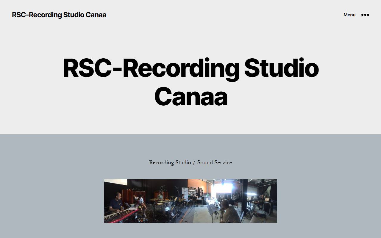 Anteprima del sito: RSC-Recording Studio Canaa di Mauro Fiero