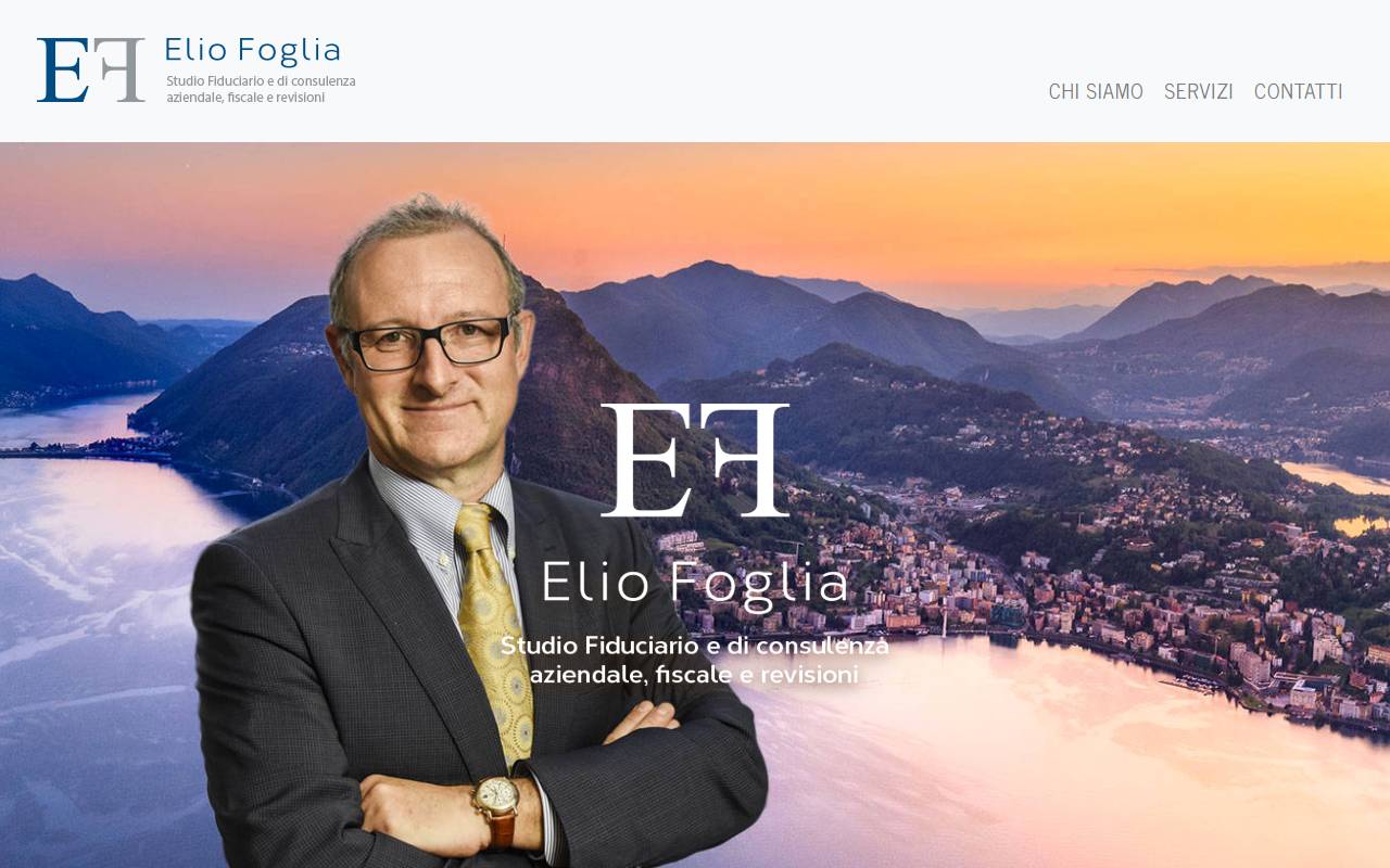 Anteprima del sito: Elio Foglia, studio fiduciario e di consulenza aziendale, fiscale e revisioni